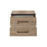 Chevet DANIEL en decor chene cuivre avec 2 tiroirs