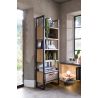 Metalo, bibliotheque 1-tiroir + 5-niches - 65 cm - Henders&Hazel