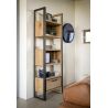 Metalo, bibliotheque 1-tiroir + 5-niches - 65 cm - Henders&Hazel