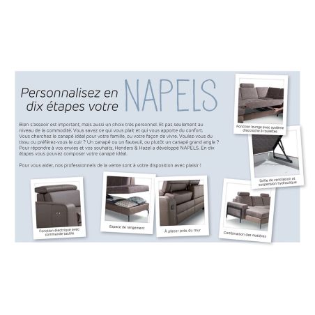 Napels, 3-places - Henders and Hazel