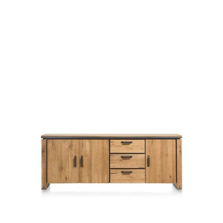 Buffet Farmland 3-portes + 3-tiroirs - 210 cm - Henders&Hazel