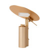 Lucide FITS - Lampe de table - Ø 20 cm - LED - 1x7W 3000K - Or Mat / Laiton - Premium
