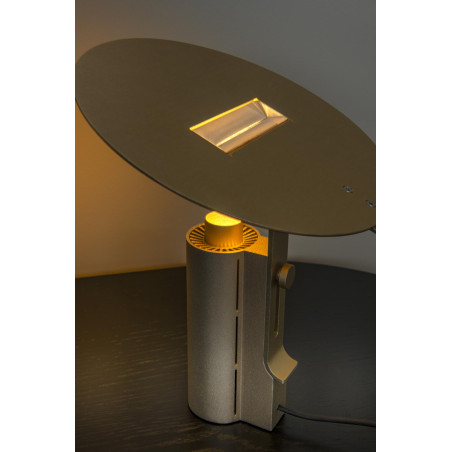 Lucide FITS - Lampe de table - Ø 20 cm - LED - 1x7W 3000K - Or Mat / Laiton - Premium