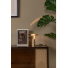 Lucide FITS - Lampe de table - Ø 20 cm - LED - 1x7W 3000K - Or Mat / Laiton - Premium