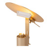 Lucide FITS - Lampe de table - Ø 20 cm - LED - 1x7W 3000K - Or Mat / Laiton - Premium