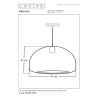 Lucide MADUKA - Suspension - 1xE27 - Noir - Premium