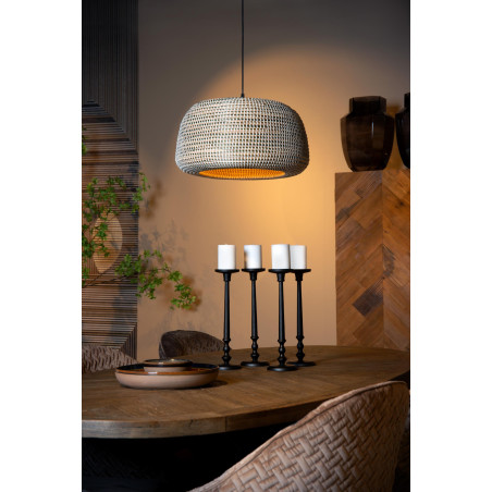 Lucide MADUKA - Suspension - 1xE27 - Brun - Premium