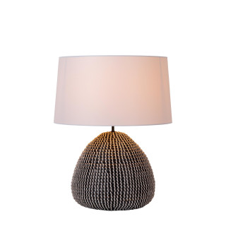 Lucide MADUKA - Lampe de table - Ø 45 cm - 1xE27 - Noir - Premium