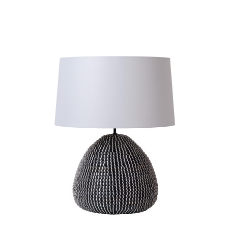 Lucide MADUKA - Lampe de table - Ø 45 cm - 1xE27 - Noir - Premium