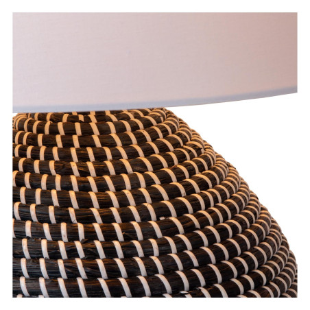 Lucide MADUKA - Lampe de table - Ø 45 cm - 1xE27 - Noir - Premium