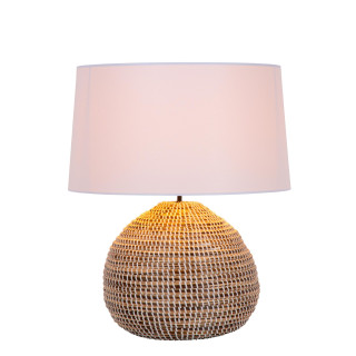 Lucide MADUKA - Lampe de table - Ø 45 cm - 1xE27 - Naturel - Premium