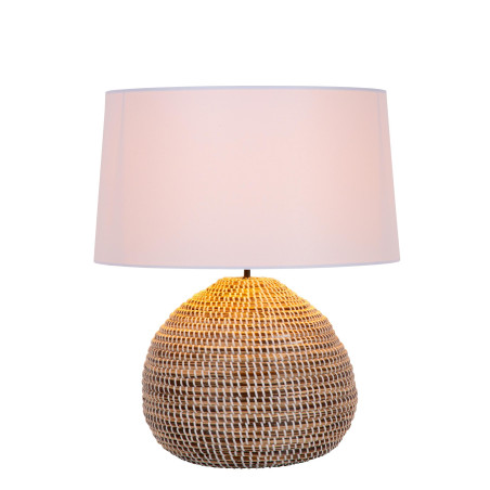 Lucide MADUKA - Lampe de table - Ø 45 cm - 1xE27 - Naturel - Premium