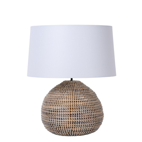 Lucide MADUKA - Lampe de table - Ø 45 cm - 1xE27 - Naturel - Premium