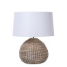 Lucide MADUKA - Lampe de table - Ø 45 cm - 1xE27 - Naturel - Premium