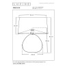Lucide MADUKA - Lampe de table - Ø 45 cm - 1xE27 - Naturel - Premium