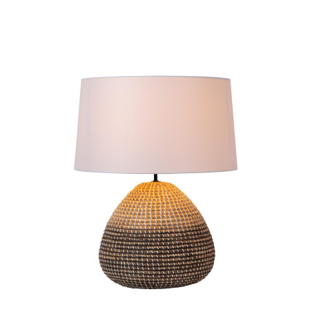 Lucide MADUKA - Lampe de table - Ø 45 cm - 1xE27 - Naturel - Premium