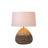 Lucide MADUKA - Lampe de table - Ø 45 cm - 1xE27 - Naturel - Premium