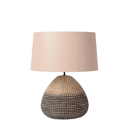 Lucide MADUKA - Lampe de table - Ø 45 cm - 1xE27 - Naturel - Premium