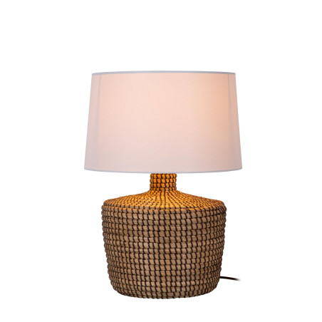 Lucide AMBALA - Lampe de table - Ø 35 cm - 1xE27 - Naturel - Premium