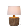 Lucide AMBALA - Lampe de table - Ø 35 cm - 1xE27 - Naturel - Premium