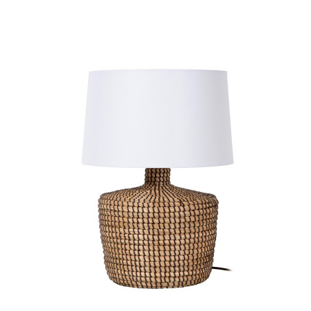 Lucide AMBALA - Lampe de table - Ø 35 cm - 1xE27 - Naturel - Premium