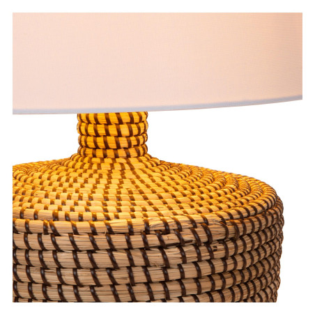 Lucide AMBALA - Lampe de table - Ø 35 cm - 1xE27 - Naturel - Premium