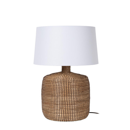Lucide AMBALA - Lampe de table - Ø 45 cm - 1xE27 - Naturel - Premium