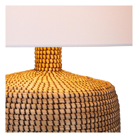 Lucide AMBALA - Lampe de table - Ø 45 cm - 1xE27 - Naturel - Premium