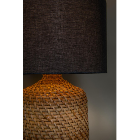 Lucide ARRAH - Lampe de table - Ø 35 cm - 1xE27 - Naturel - Premium