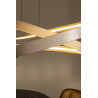 Lucide SLALOM - Suspension - LED Dim. - CCT - 1x80W 2200K/4000K - Crème - Premium