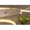 Lucide SLALOM - Suspension - LED Dim. - CCT - 1x80W 2200K/4000K - Crème - Premium