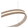 Lucide SLALOM - Suspension - LED Dim. - CCT - 1x80W 2200K/4000K - Crème - Premium