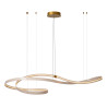 Lucide SLALOM - Suspension - LED Dim. - CCT - 1x80W 2200K/4000K - Crème - Premium