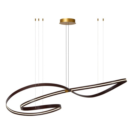 Lucide SLALOM - Suspension - LED Dim. - CCT - 1x80W 2200K/4000K - Café - Premium
