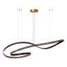 Lucide SLALOM - Suspension - LED Dim. - CCT - 1x80W 2200K/4000K - Café - Premium