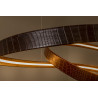 Lucide SLALOM - Suspension - LED Dim. - CCT - 1x80W 2200K/4000K - Café - Premium
