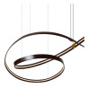 Lucide SLALOM - Suspension - LED Dim. - CCT - 1x80W 2200K/4000K - Café - Premium