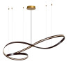 Lucide SLALOM - Suspension - LED Dim. - CCT - 1x80W 2200K/4000K - Café - Premium