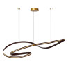 Lucide SLALOM - Suspension - LED Dim. - CCT - 1x80W 2200K/4000K - Café - Premium