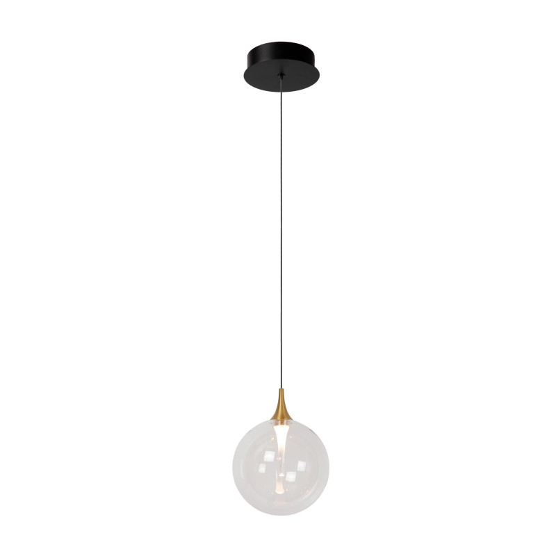 Lucide GISELA - Suspension - Ø 16 cm - LED Dim. - 1x5W 2700K - Transparent - Premium
