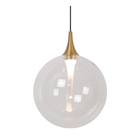 Lucide GISELA - Suspension - Ø 16 cm - LED Dim. - 1x5W 2700K - Transparent - Premium