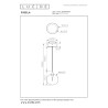 Lucide GISELA - Suspension - Ø 16 cm - LED Dim. - 1x5W 2700K - Transparent - Premium