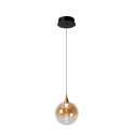 Lucide GISELA - Suspension - Ø 16 cm - LED Dim. - 1x5W 2700K - Ambre - Premium