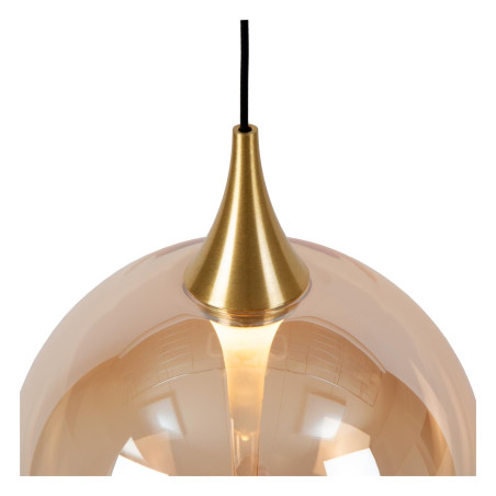 Lucide GISELA - Suspension - Ø 16 cm - LED Dim. - 1x5W 2700K - Ambre - Premium