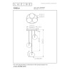 Lucide GISELA - Suspension - Ø 36 cm - LED Dim. - 3x4,3W 2700K - Transparent - Premium
