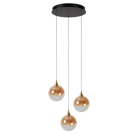 Lucide GISELA - Suspension - Ø 36 cm - LED Dim. - 3x4,3W 2700K - Ambre - Premium