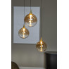 Lucide GISELA - Suspension - Ø 36 cm - LED Dim. - 3x4,3W 2700K - Ambre - Premium