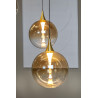 Lucide GISELA - Suspension - Ø 48 cm - LED Dim. - 5x3,8W 2700K - Ambre - Premium
