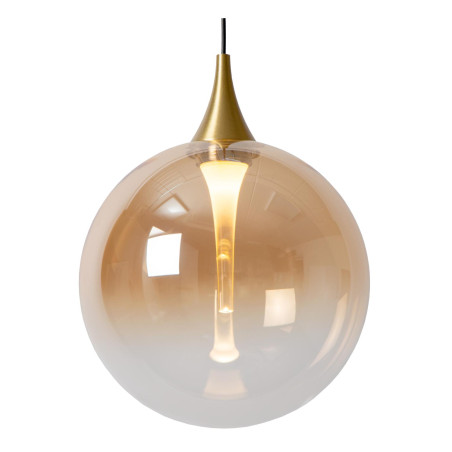 Lucide GISELA - Suspension - Ø 48 cm - LED Dim. - 5x3,8W 2700K - Ambre - Premium