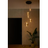 Lucide GISELA - Suspension - Ø 57 cm - LED Dim. - 2700K - Avec module LED remplaçable - Ambre - Premium